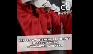 Argentine: Les pro avortement revêtent la tenue des servante de «The Handmaid's Tale»