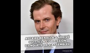 Affaire Benalla: Guillaume Larrivé suspend sa participation à la commission d'enquête