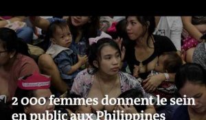 2 000 femmes donnent le sein en public aux Philippines