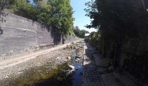 Rochefort: la Wamme à Jemelle est à sec