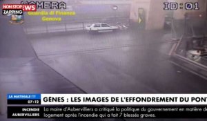 Gênes : Les terribles images de l'effondrement du pont dévoilées (Vidéo)
