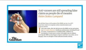 "En pleine épidémie de rougeole, les anti-vaccins continuent à diffuser de fausses informations"