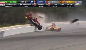 États-Unis : Le terrible et impressionnant accident d'un pilote d'IndyCar (Vidéo)