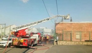 Marcinelle: incendie rue de Philippeville le 19 août 2018