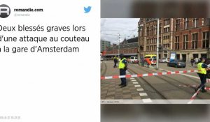 Pays-Bas. Attaque au couteau en gare d'Amsterdam : trois blessés, dont l'assaillant.