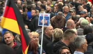 Allemagne: défilé des partisans de l'AfD et de Pegida