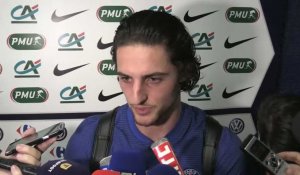 CDF- CAEN-PSG réaction Adrien RABIOT