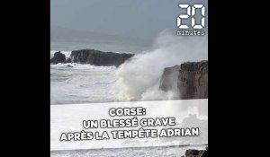 Corse: Un blessé grave après la tempête Adrian, 21.000 foyers privés d'électricité