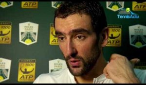 Rolex Paris Masters 2018 - Marin Cilic : "Je me sens bien ici à Paris..., je joue bien au tennis..., je suis heureux"