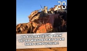 En Australie, un train de 268 wagons fait 90 kilomètres dans le désert sans conducteur