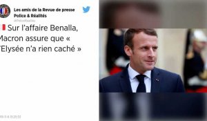 Macron réclame "de l'indulgence" pour Alexandre Benalla