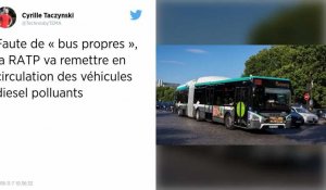 Paris : faute de bus propres, la RATP va rappeler des véhicules diesel