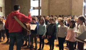 Château-Gontier. 239 élèves répètent avec deux chorales pour le centenaire de l'armistice