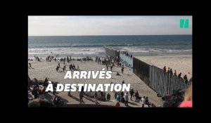 La caravane des migrants commence à arriver à la frontière avec les États-Unis