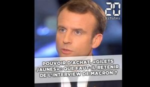 Pouvoir d'achat, «gilets jaunes»...: Que faut-il retenir de l'interview d'Emmanuel Macron ?