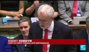 REPLAY - Jeremy Corbyn, chef de file du Labour, dénonce l'accord sur le Brexit au Parlement britannique