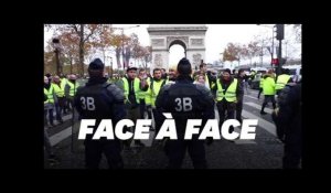 Les images des heurts entre gilets jaunes et police sur les Champs-Elysées