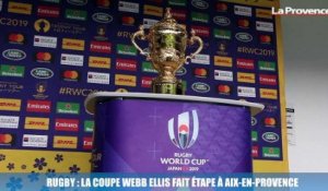 Rugby : la Coupe Webb Ellis fait étape à Aix-en-Provence