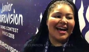 EurovisionJunior 2018 :  Destiny Chukunyere adore la chanson de la France
