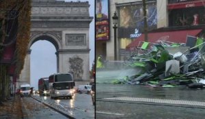 "Gilets jaunes": les Champs-Élysées au lendemain des violences