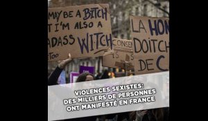 Violences sexistes: Des milliers de femmes et d'hommes ont manifesté dans  50 villes de France