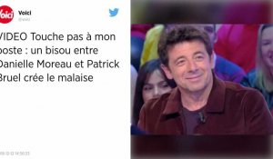 Patrick Bruel embrasse Danielle Moreau très gênée dans TPMP