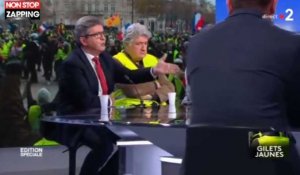 Gilets Jaunes : Jean-Luc Mélenchon s'emporte contre Thomas Sotto en plein direct (vidéo)