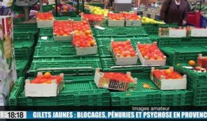 Le 18:18 : pénurie d'essence, rayons vides dans les supermarchés : la psychose s'installe en Provence
