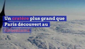 Un cratère plus grand que Paris découvert au Groenland