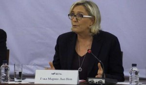 Marine Le Pen prédit "un grand basculement politique en Europe"