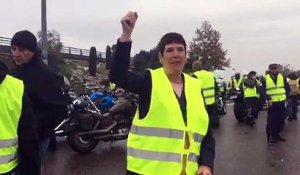 Gilets jaunes : blocage au péage "Avignon Nord"