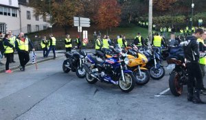 Quimper. Manifestation des Gilets jaunes