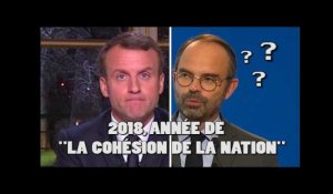 Macron voyait 2018 comme "l'année de la cohésion de la Nation"