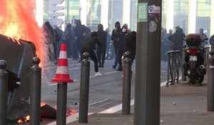 Manifestations de lycéens émaillées d'incidents en France