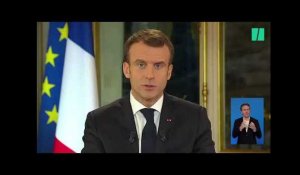 Les 4 annonces principales de Macron pendant son allocution