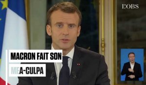 Macron : "Je sais qu'il m'est arrivé de blesser certains d'entre vous par mes propos"