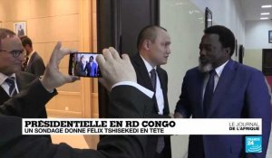Présidentielle en RD Congo, un sondage donne Félix Tshisekedi en tête