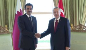 Turquie: Erdogan rencontre l'Emir du Qatar