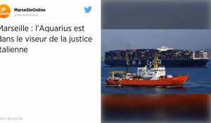 L'Aquarius mis sous séquestre à Marseille sur demande de la justice italienne