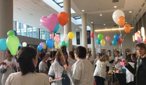 Saint-Nazaire. Action gréviste et festive des personnels de Pédiatrie 