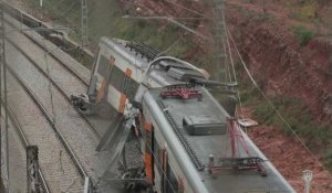 Un train déraille près de Barcelone : un mort, 49 blessés