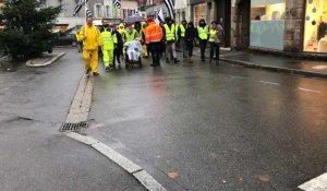 Quimperlé. Manifestation des gilets jaunes