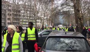 Manifestation des gilets jaunes à Bruxelles