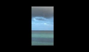 Une trombe marine observée plage de Pinarello en Corse-du-Sud