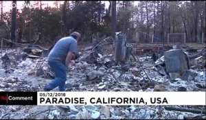 Etats-Unis : les habitants de Paradise de retour dans une "ville-fantôme"