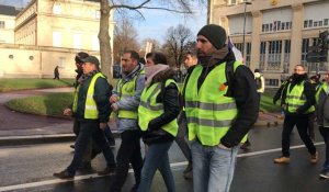 Caen. Gilets jaunes : Manifestation autour de la préfecture 