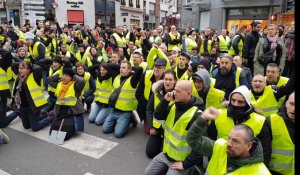 Manifestation de Gilets jaunes à Lille