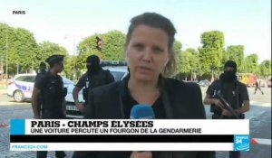 Champs-Élysées : le conducteur "probablement" mort, une opération de déminage en cours
