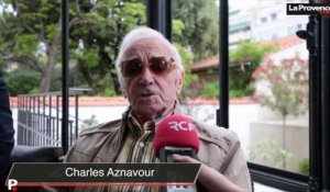 Aznavour célébré à Marseille