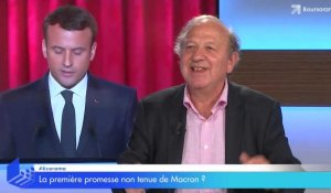 La première promesse non tenue de Macron ?